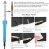 Professional 80W Plastic Welder Garage Tools Car Bumper Repairing Hot Stapler Plastic Rods Soldering Iron Welding Machine 2