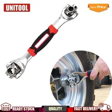 

Tiger Wrench 8 in 1 Tools Socket Works with Spline Bolts Torx 360 Degree 6-Point Universial Furniture Car Repair 25cm only red