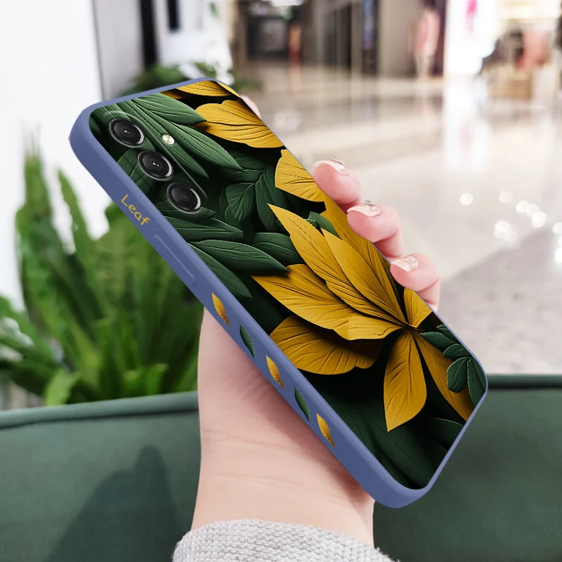 Elegant Carve A Leaf Phone Case - Stylish Protective Cover