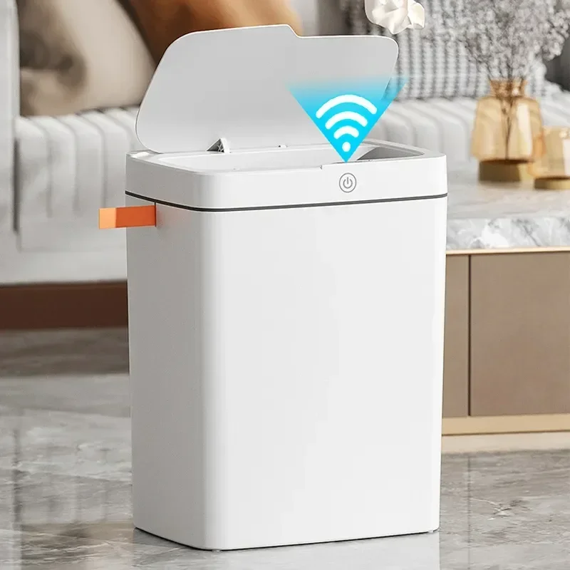 

Sensor Cube Bathroom Intelligent Bin Smart Trash Can Dump Automatic Kitchen Garbage Living Toilet Wastebasket Room