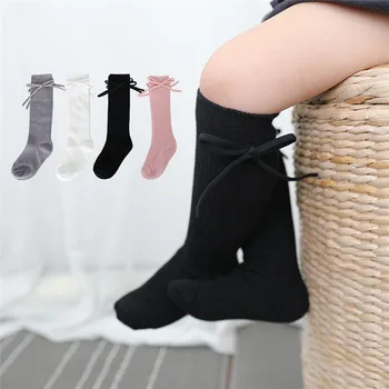 Kids Bow Knee Socks 1
