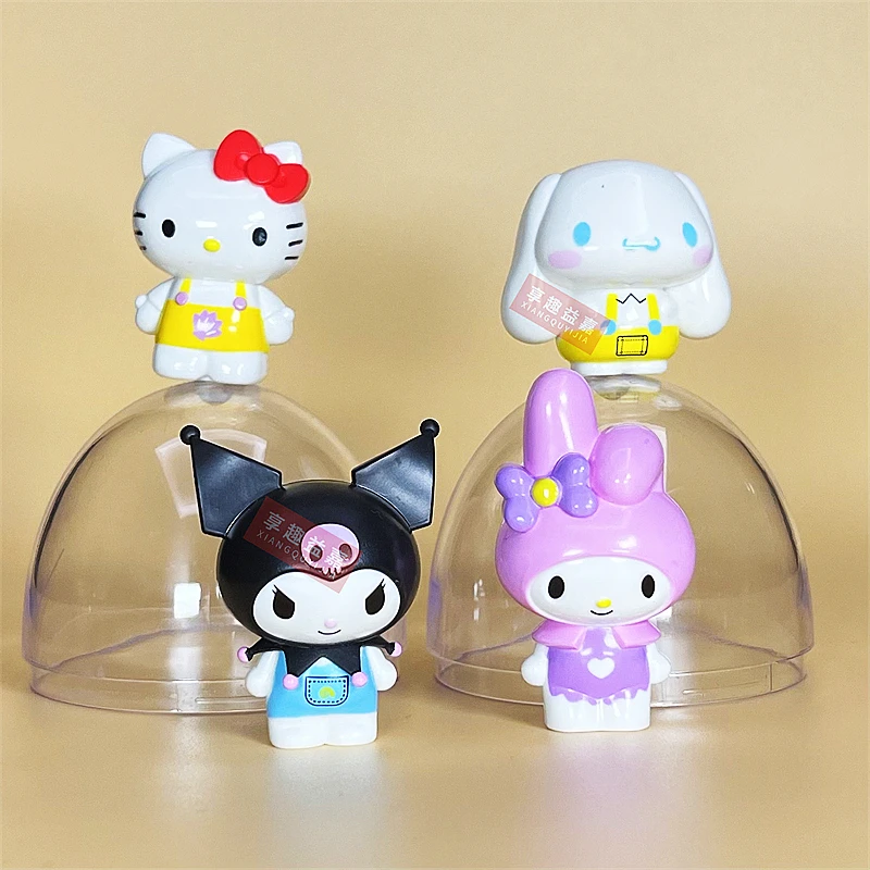 Sanrio Anime Hello Kitty My Melody Cinnamoroll Kuromi Friends Building Blocks Bricks Girl Children Kid Toy Education Gift Set