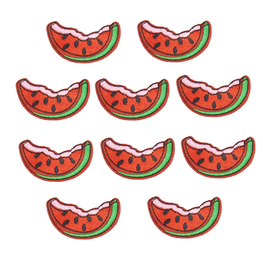 10PCS watermelon patches for clothing iron on patch applique