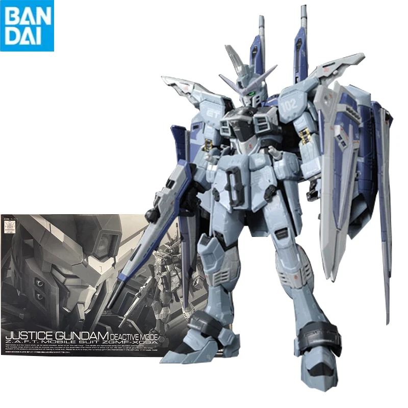 

Bandai Gunpla Pb Rg 1/144 Gmf-X09A Justice Gundam Deactive Mode Assembly Model High Quality Collectible Robot Kits Toy Kids Gift