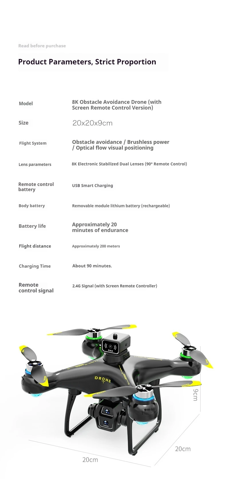 New Product With Large Screen Control Brushless Aerial Photography Aircraft And 8k Remote Control Aircraft For The S112 Model