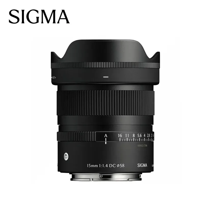 시그마 컨템포러리 15mm F1.4 DC 렌즈 초광각 & 대구경 렌즈 APS-C 미러리스 카메라 렌즈 ( E 마운트, 캐논 RF 마운트)