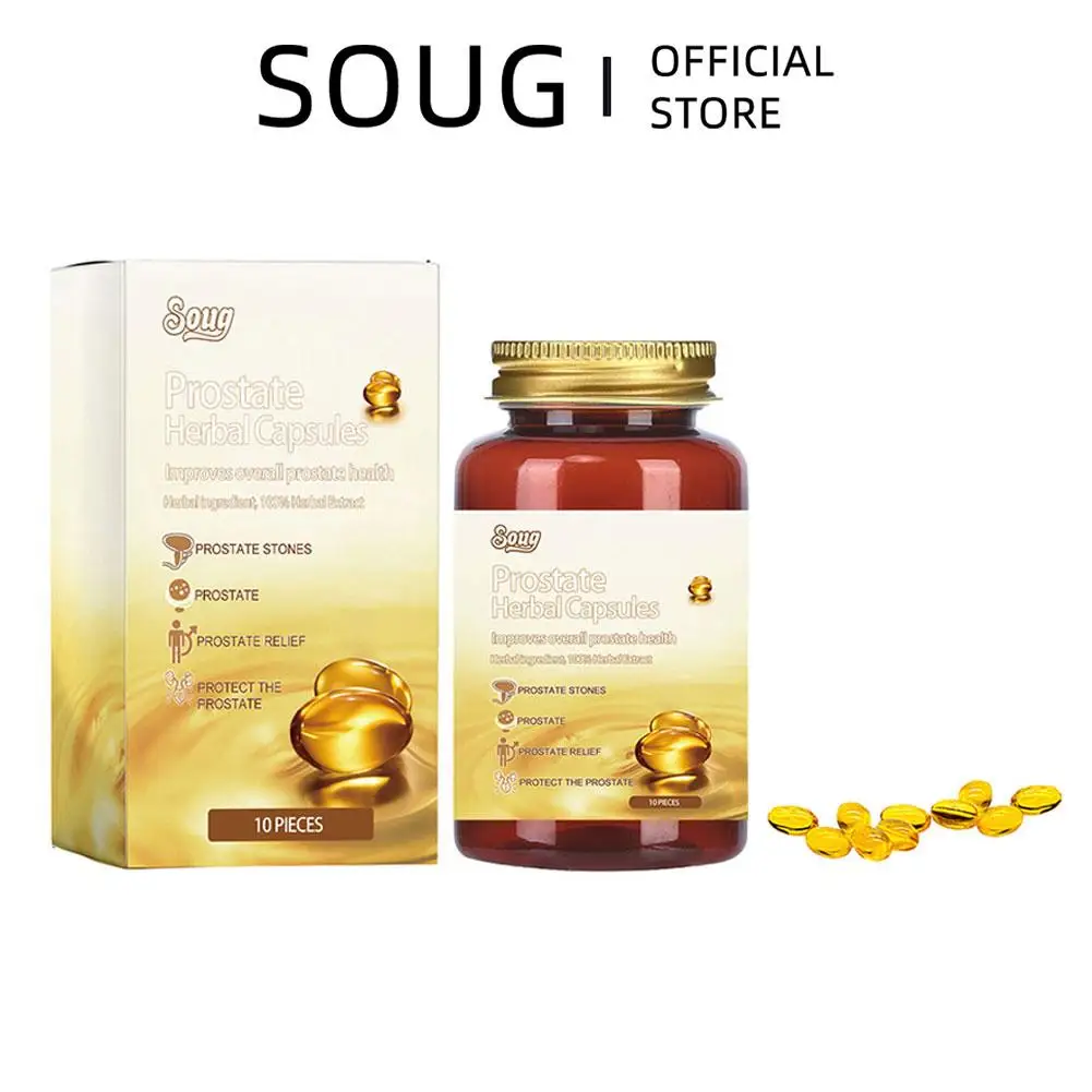 30pcs Prostate Natural Herbal Capsules Prostate Urgency Symptoms Remover Capsules For Men Soothing Body Health Care