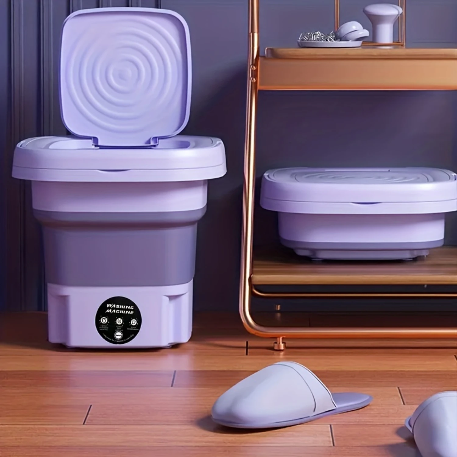 8L Foldable Mini Washing Machine Fully Automatic Portable & Compact For Baby & Toddler Clothes, Underwear, Panties Socks!