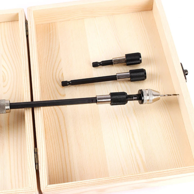 60mm Three-piece Quick-change Coupling Rod Hexagonal Shank 1/4 Hexagonal Quick-release Self-locking Extension Rod