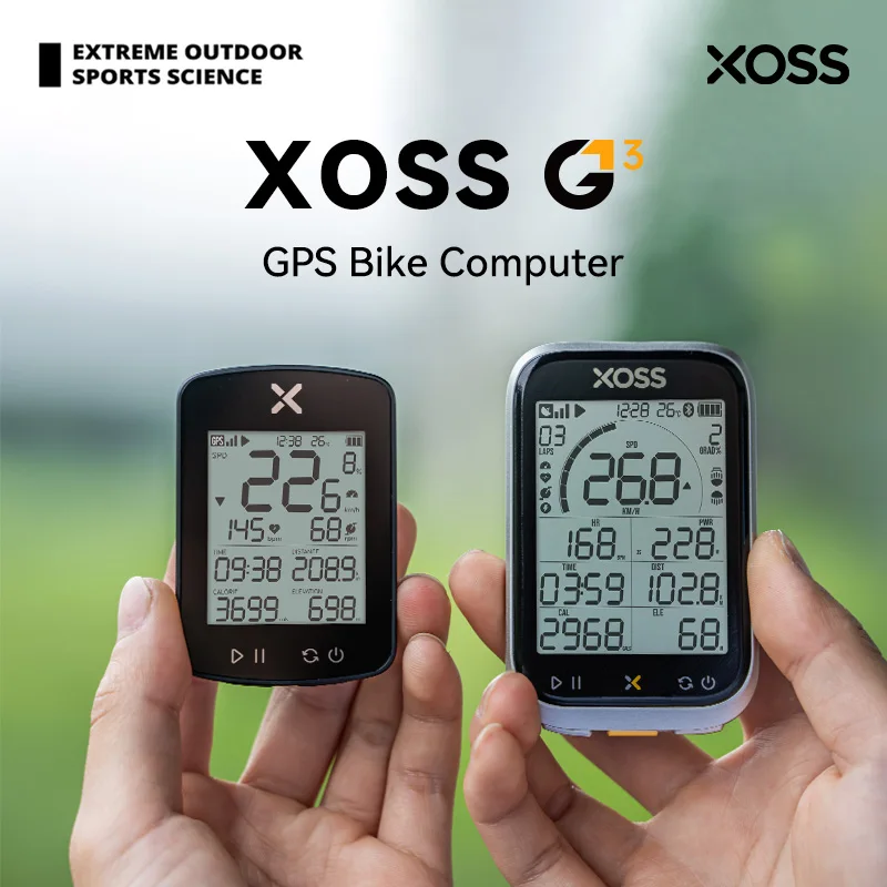 XOSS G3+ GPSバイクコンピューター G Plus Gen.3 ワイヤレス