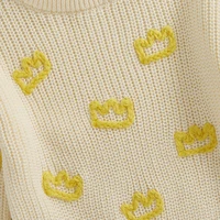 Infant Cable Knit Cardigans with Button Closure and Bear Applique Warm Winter Sweaters for Baby Boys and Girls - Image 5