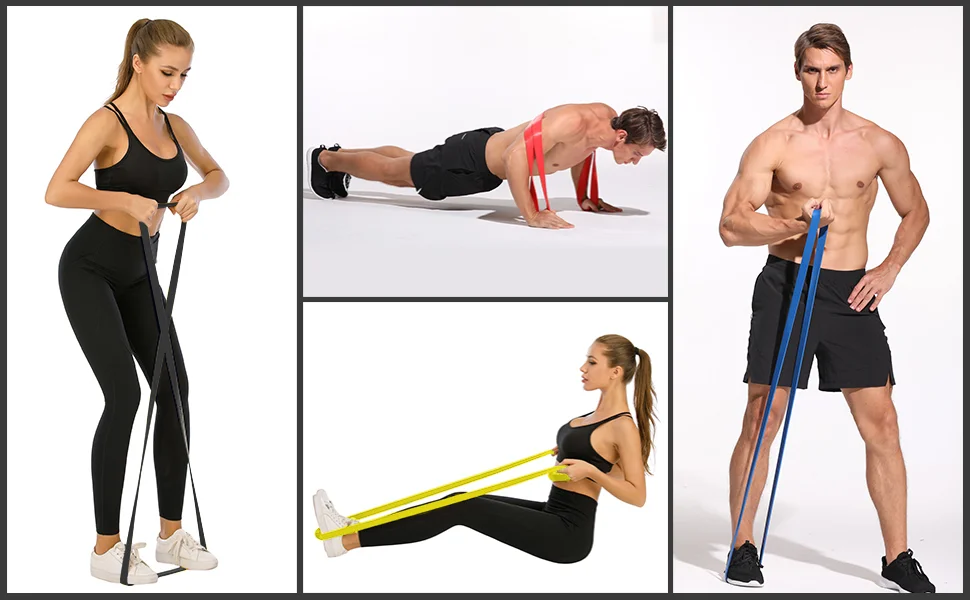 Bande de résistance fitness 7 niveaux