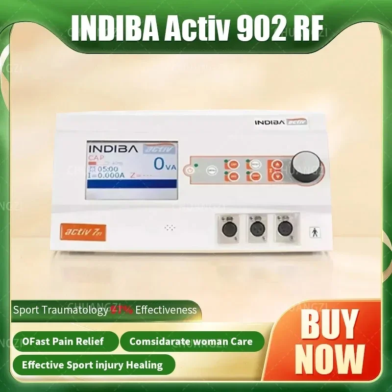NEW INDIBA Activ 902 RF Diathermy Face Lift Body Sliming Machine Wrinkle Removal Pain Relief Anti-Cellulite Beauty Equipment