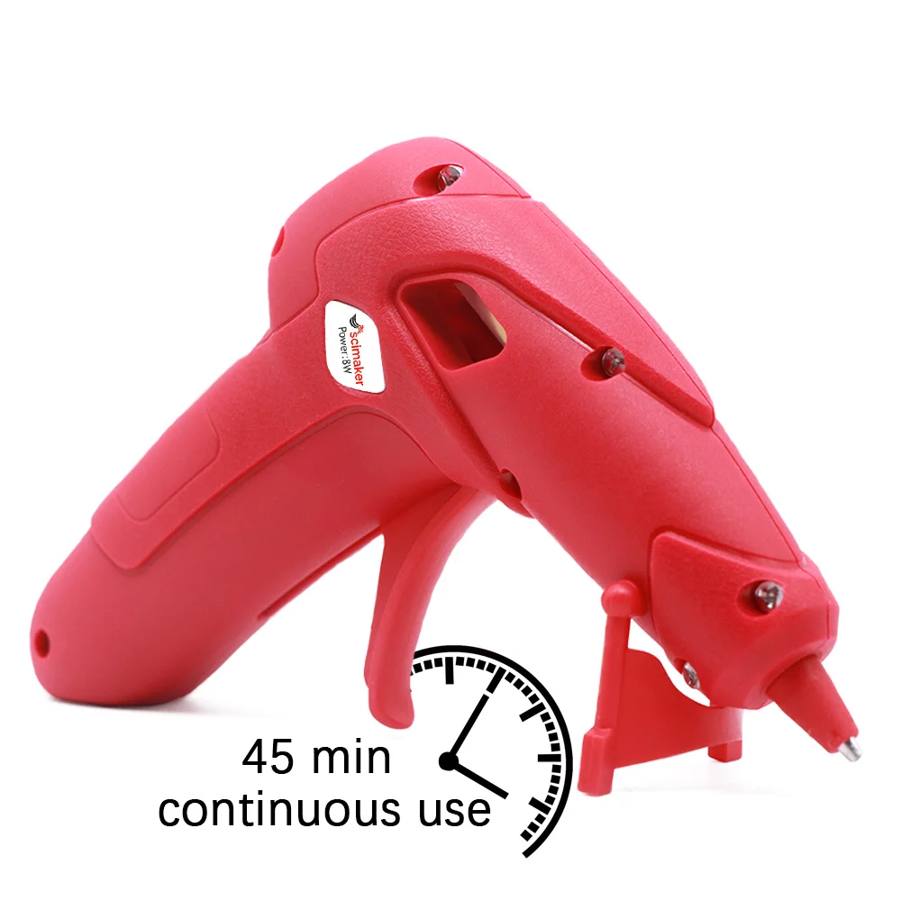Hot Melt Glue Gun SCIMAKER 3.7V Cordless 20pcs 7x100mm Glue Sticks USB Rechargeable Wireless Gun Repair Tool Home DIY Gift