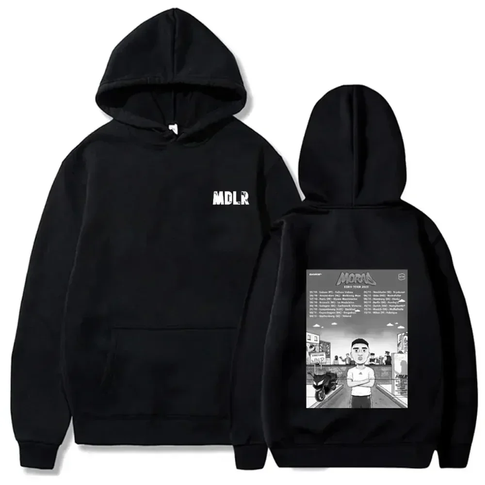 Autumn Winter MDLR Women Hoodies Print Pullover Hooded Music Rapper Hip Hop Joggers Long Sleeve Singer Sweatshirt for Women Tops 5