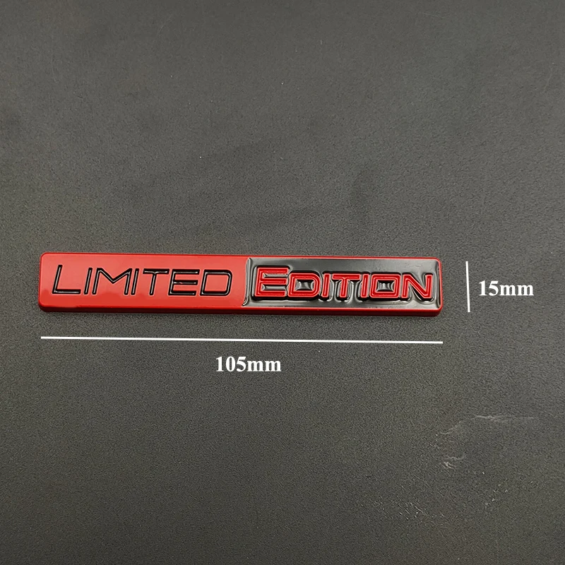 Limited Edition 3D Metal Racing Emblem Badge Sticker