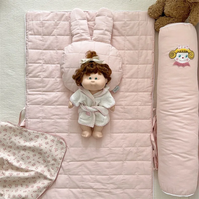 Pure Cotton Thickened Baby Kindergarten Portable Storage Washable Mattress Newborn Mattress
