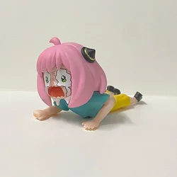 Crying Anya Forger Kawaii Anime Figurine Sculpture - Cute House Decor and Table Accessory Gift (Crying - Anya)