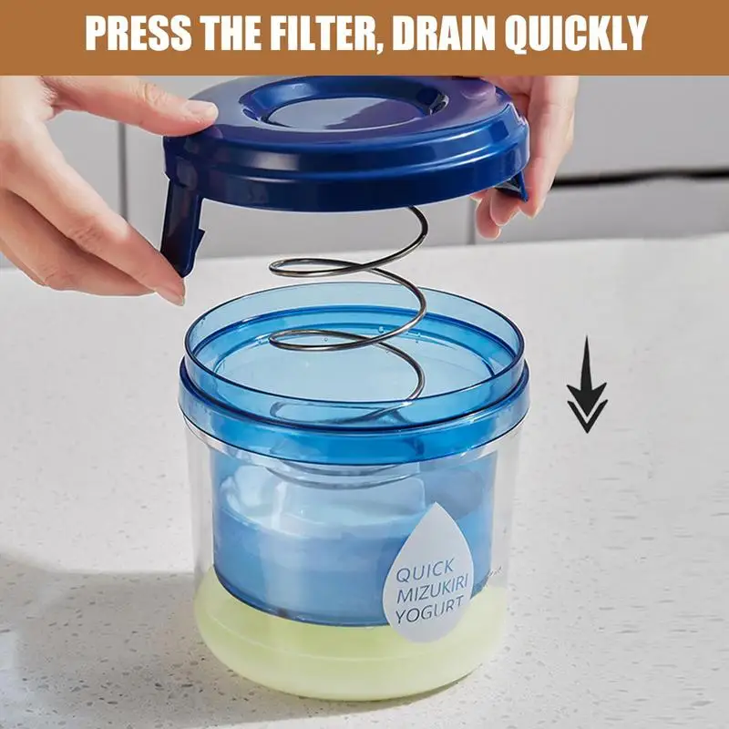 

Coffee Yogurt Filter Maker Self-made Greek- Yogurt Soybean Milk Cheese Whey Separator Water Draining Fine Mesh Strainer