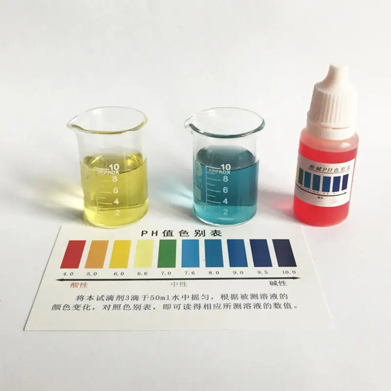 PH Test Drops Water Quality Tester Accurate PH Water Tester Portable Levels Aquarium for Freshwater