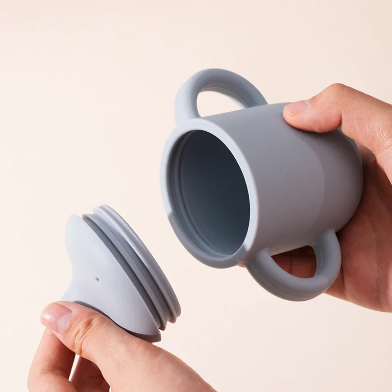 Silicone Cups Drinking Cup Water Cup Feeding Cup 1PCS For Infants And Young Children
