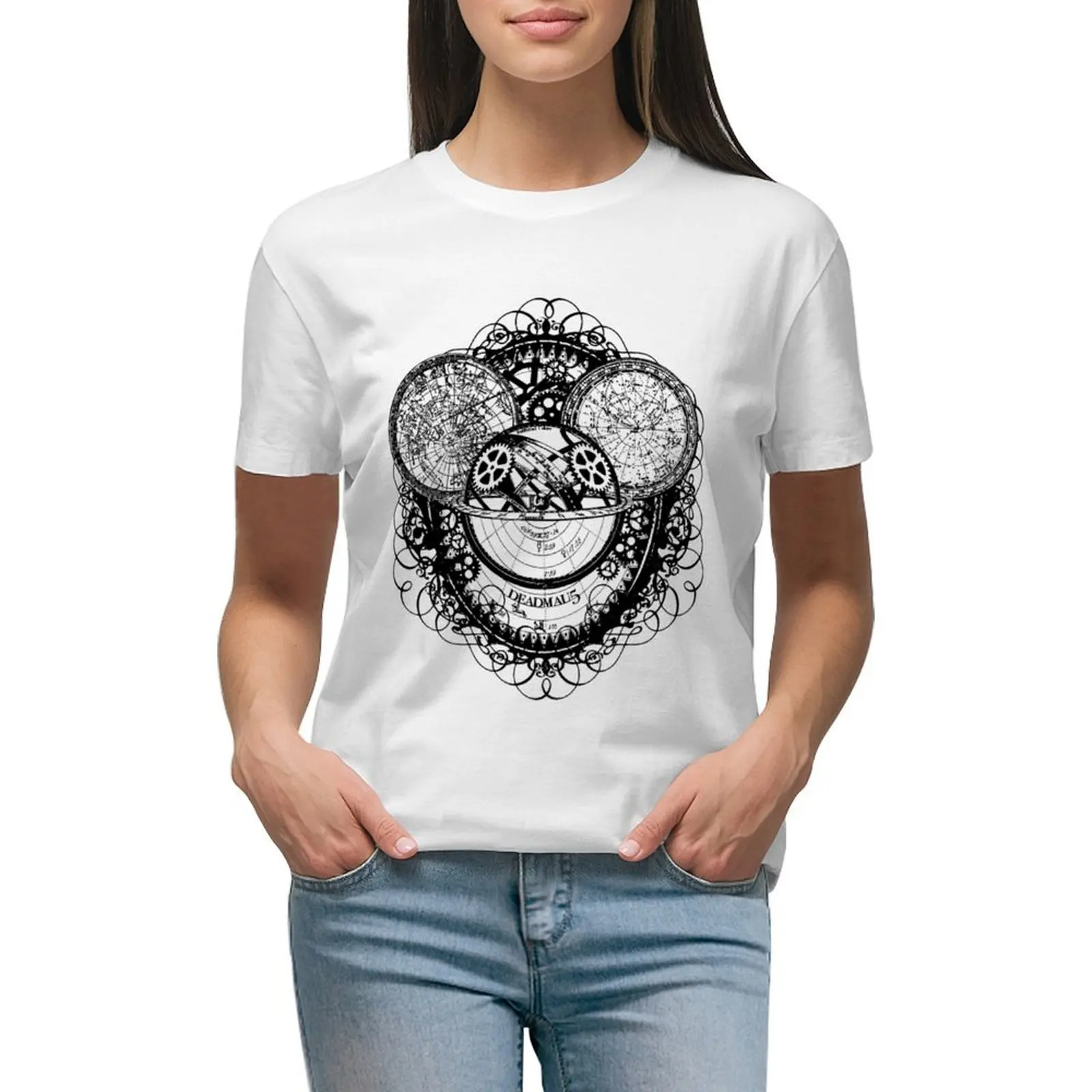 

DeadMau5 T-shirt summer clothes Aesthetic clothing tees new edition t shirts for Women