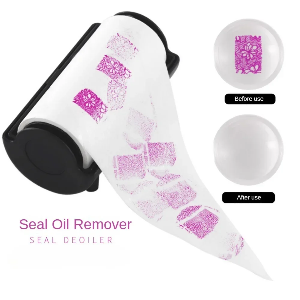 60Pcs/Roll 양면 네일 스탬프 블로팅 페이퍼 제거 인쇄 오일 네일 스탬퍼 ..