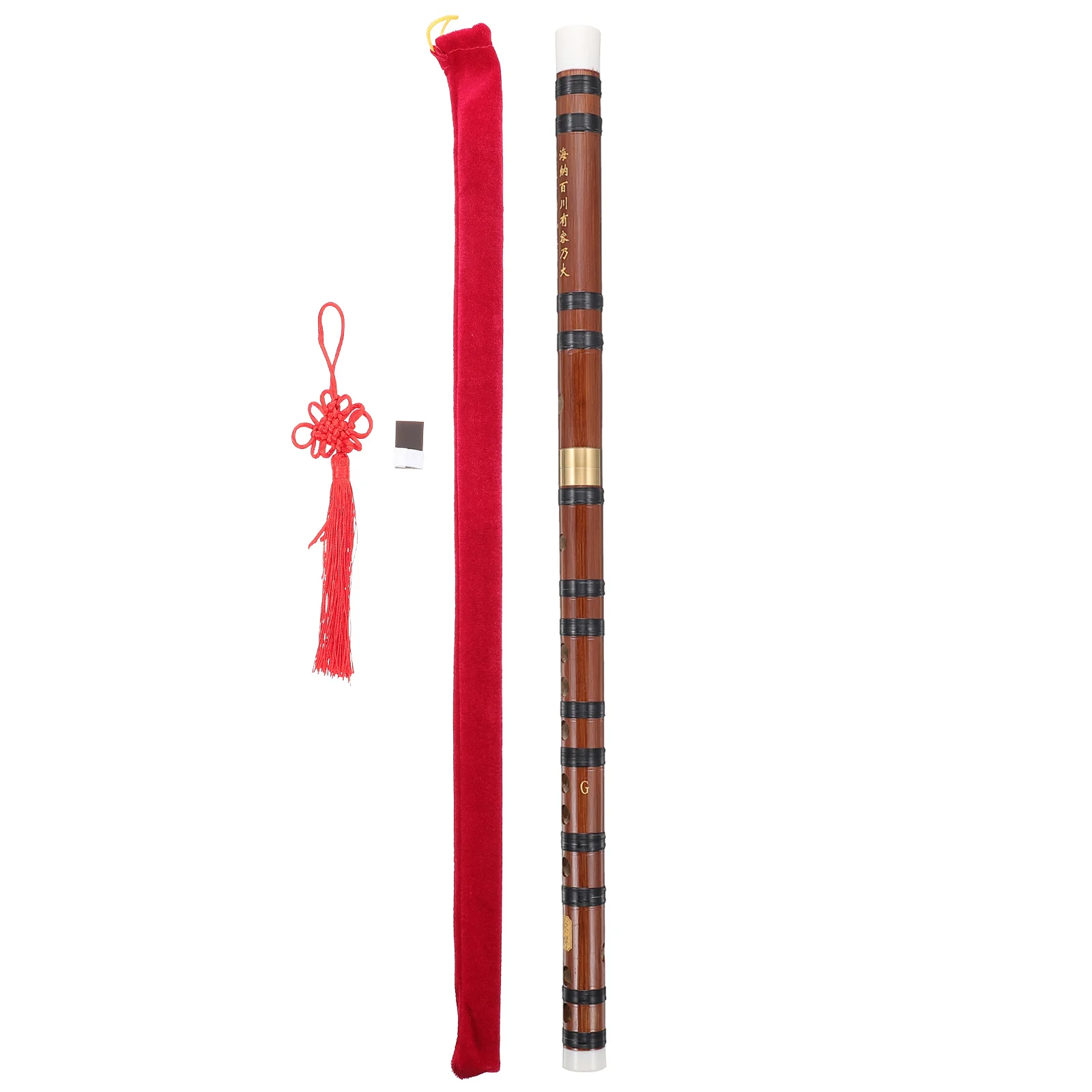 

of Chinese Style Bamboo Flute Kids Adults Portable Flute for Beginner C-F Tone