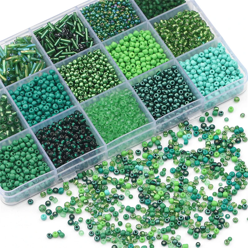 2 3 4mm Glass Seed Beads Letter Beads Box Set With Tools For