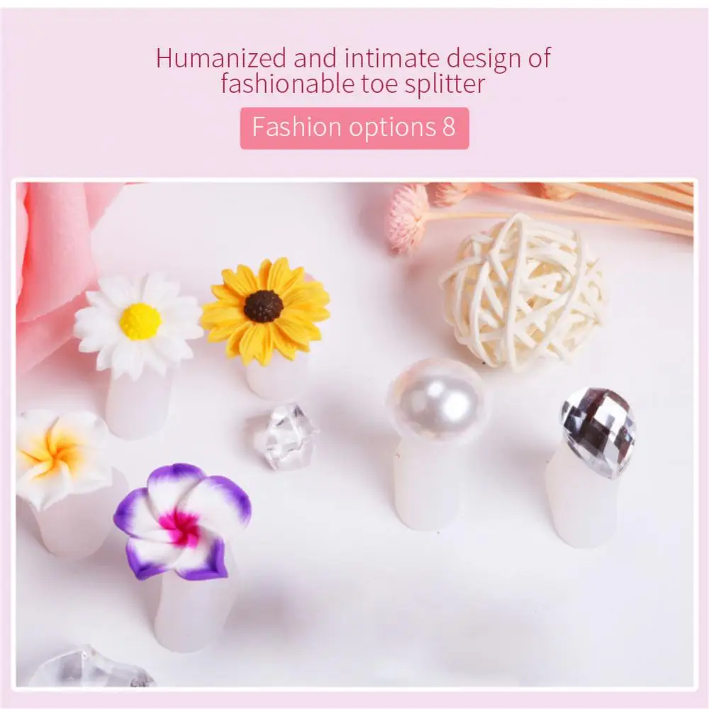 2/3/4SETS Toe Separator Uv Polish Sponge Nail Salon Supplies Salon Supplies Foot Separators Pedicure Tool Nail Art Soft