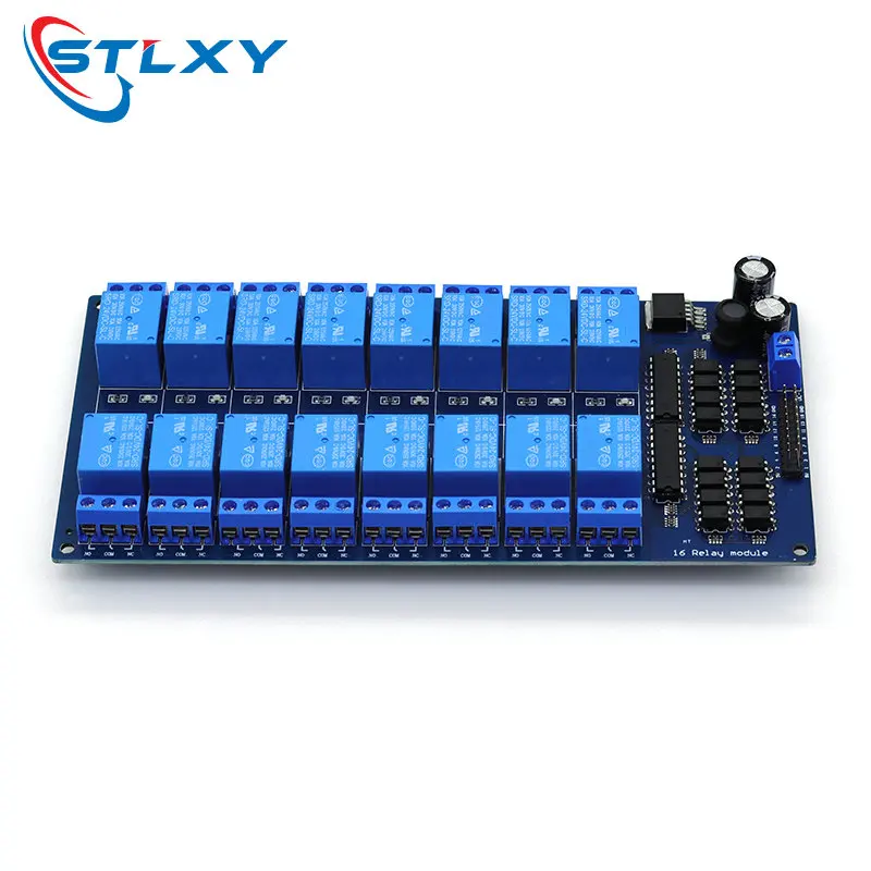 Module Relais 16 Canaux 5V – Avec Optocoupleur, Contrôle Bas Niveau, Sortie 250V 10A AC / 30V 10A DC