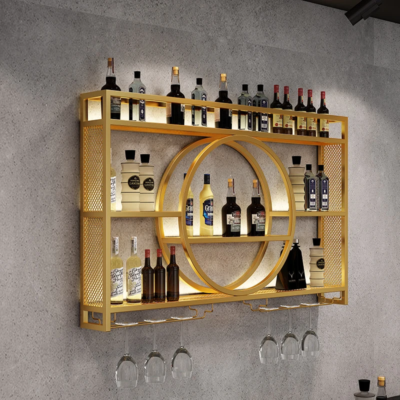 Display Storage Wine Cabinets Retail Small Restaurant Inverted Commercial Wine Rack Buffet Mobile Mueble Para Vino Furnitures