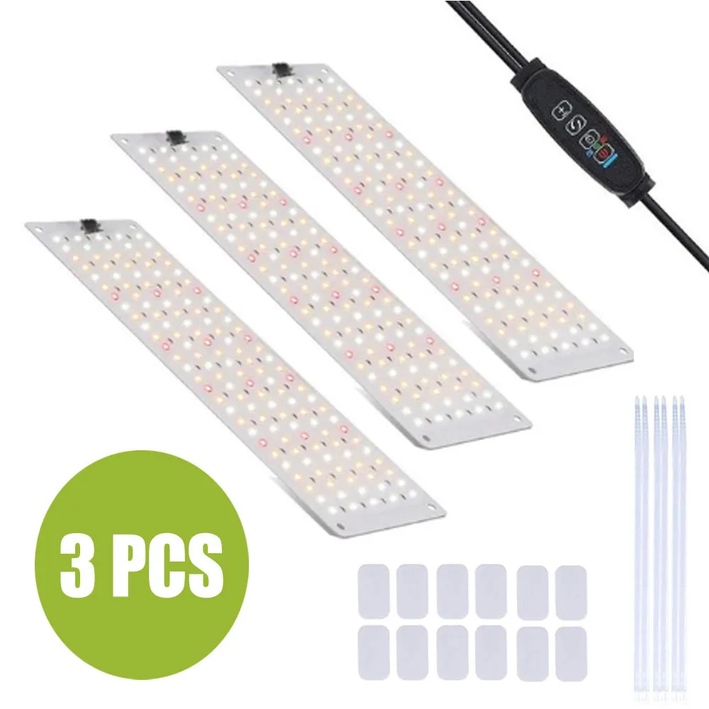 Ultra-Thin Full Spectrum LED Grow Light with Dimmable Timer
