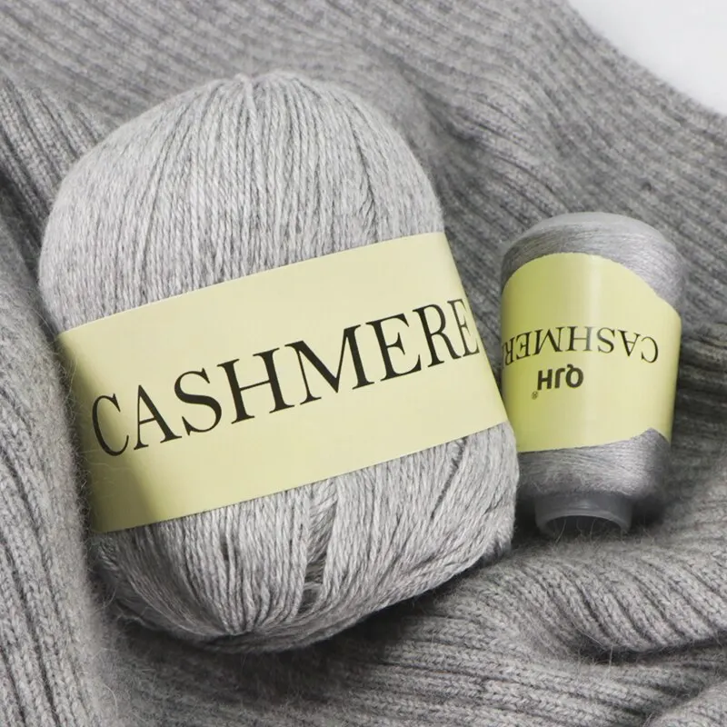 QJH 6pcs Cashmere Handmade Knitted Cashmere Yarn Wool Cashmere Knitted Yarn  Ball DIY Process Knitted Sweater Scarf Thread Yarn - AliExpress