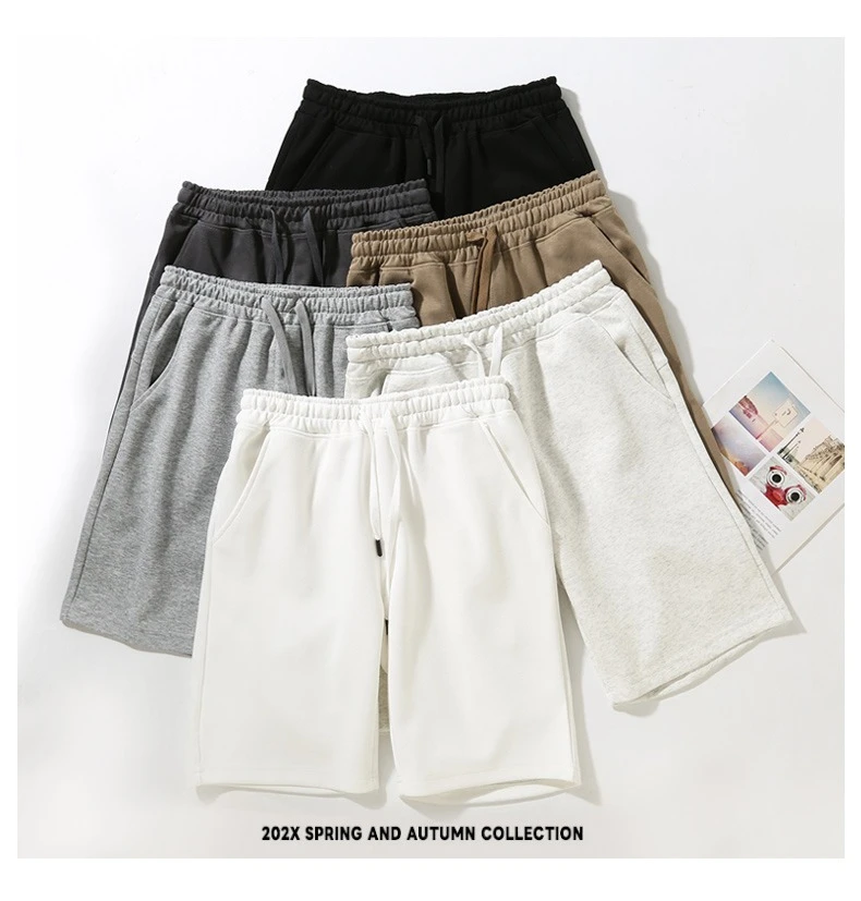 Fashionable Ultra-thin Cotton Neutral Capris Comfortable Versatile For Outdoor Training Loose and Breathable Shorts For Sports