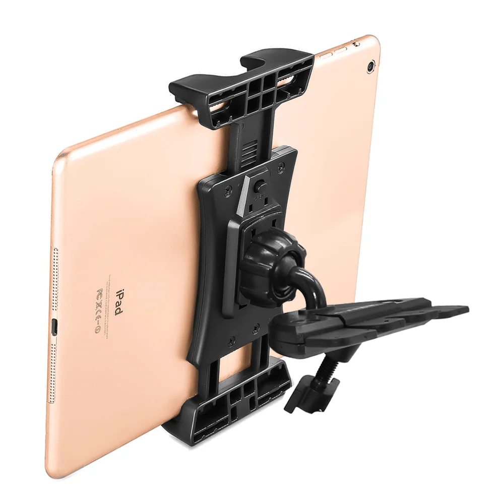 Xnyocn Universal 5 - 3 Inch Tablet Stands Holder Car CD Slot Tablet Bracket Mobile Phone Mount For iPad Mini Pro Samsung iPhone — view 2