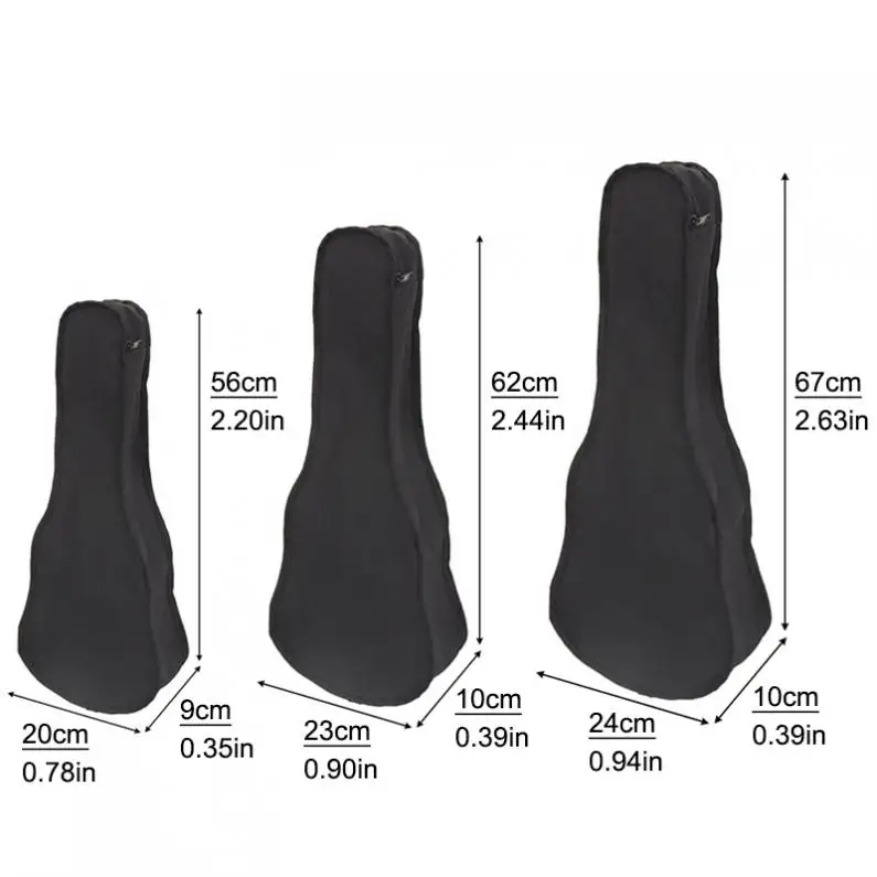 Guitar Bag 21 23 26 Inch Ukulele Gig Bag Waterproof Oxford Fabric