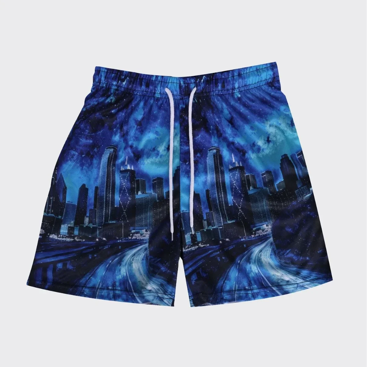 Trendy Beachwear Men's Printed Four-Quarter Shorts Skateboarding Sporty Casual Pants Cross-Border Fashion