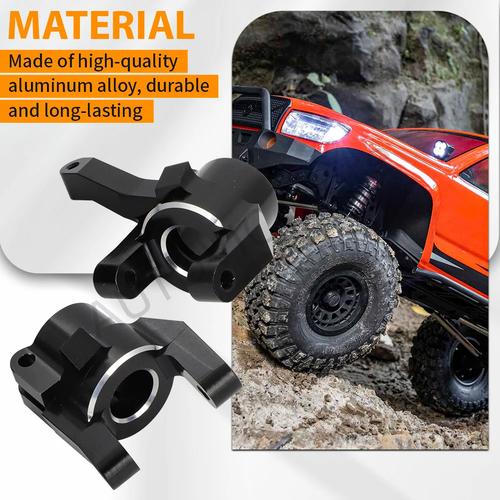 Kit essieu renforcé 1/6 RC Crawler noir compatible Axial SCX6