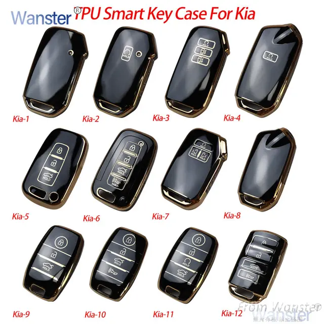 TPU Car Key Case Cover for Kia Sportage Sorento Optima K5 Carnival Seltos Cerato Niro Mq4 Sedona Soul K3 K9 K7 Ray Rio Picanto