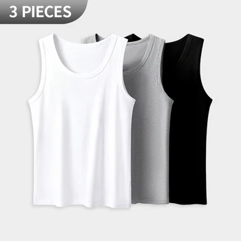 Men’s Cotton Sleeveless Fitness Vest 1