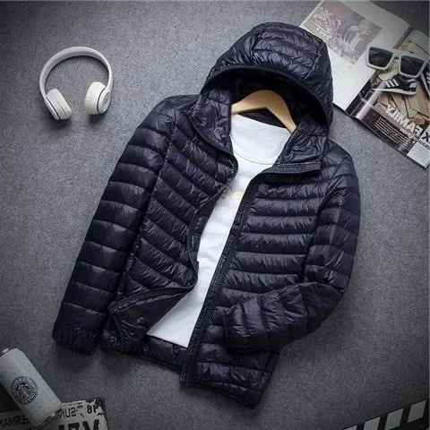 Navy blue (hooded) [off-season leak-picking special clearance]]