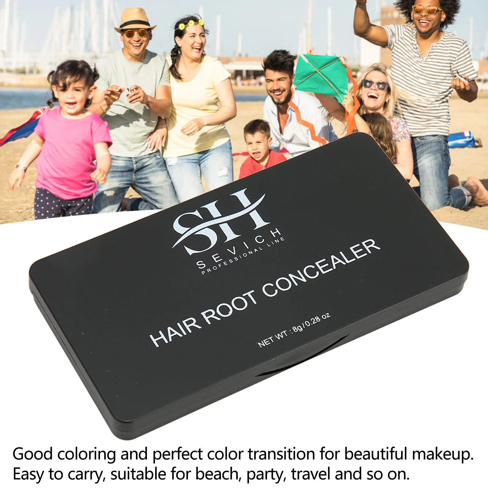 Hairline Powder Hairline Shadow Powder Hair Root Concealer Eyebrow Makeup Waterproof Beauty Cosmetic Hair Root 8g hair building powder