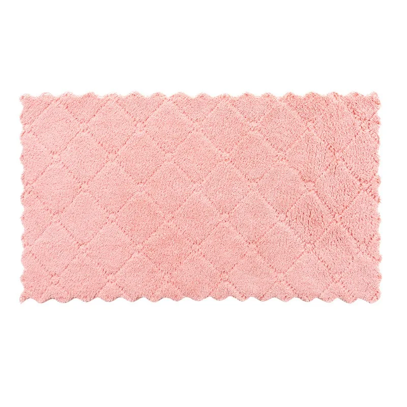 

3Pcs Super Absorbent Microfiber Handkerchief Towel Kitchen Dish Cloth Simple Hand Face Tableware Household Cleaning Towel