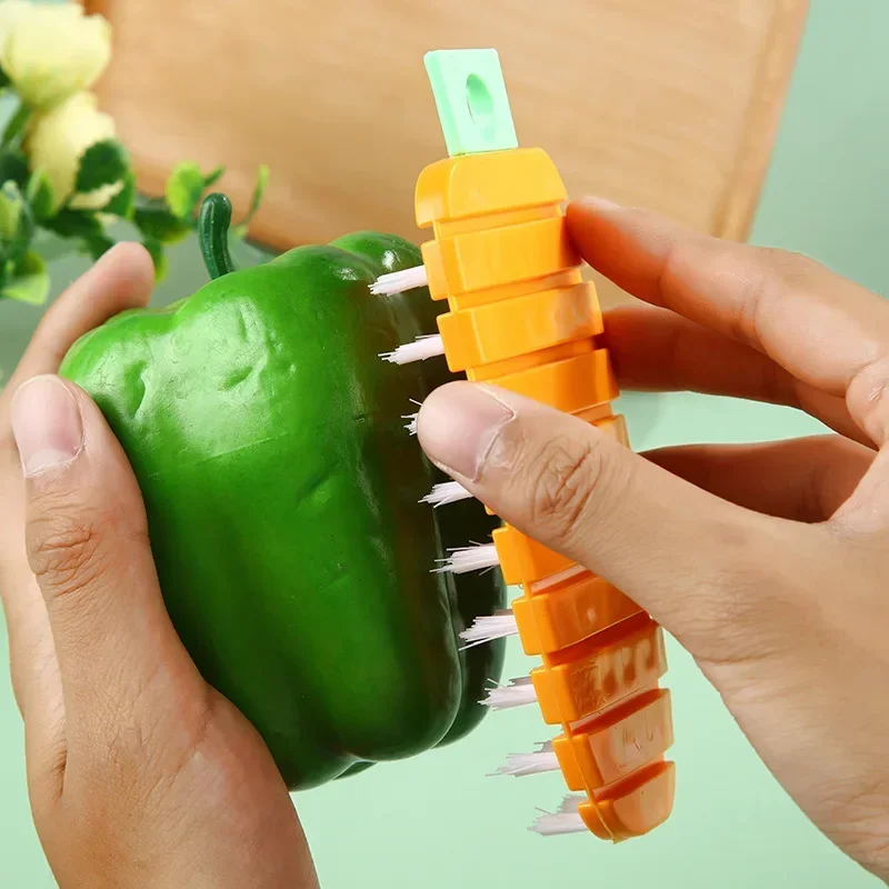 Flexible Vegetable Brush for Fruits and Vegetables Kitchen Brush