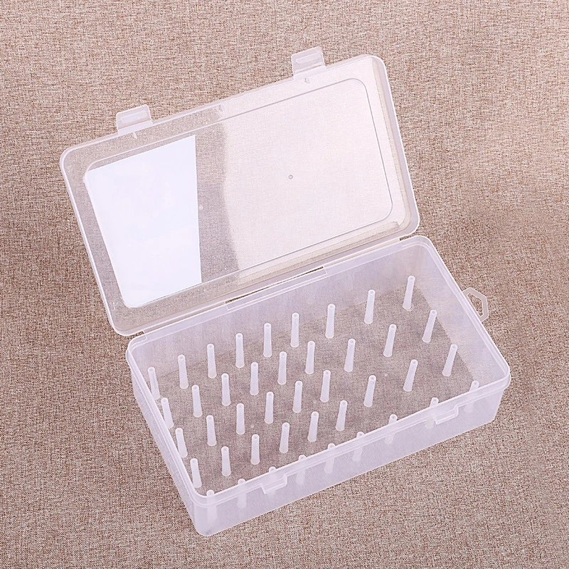 Sewing Thread Storage Box 42 Pieces Spools Bobbin Carrying Case Container Holder Organizing Case