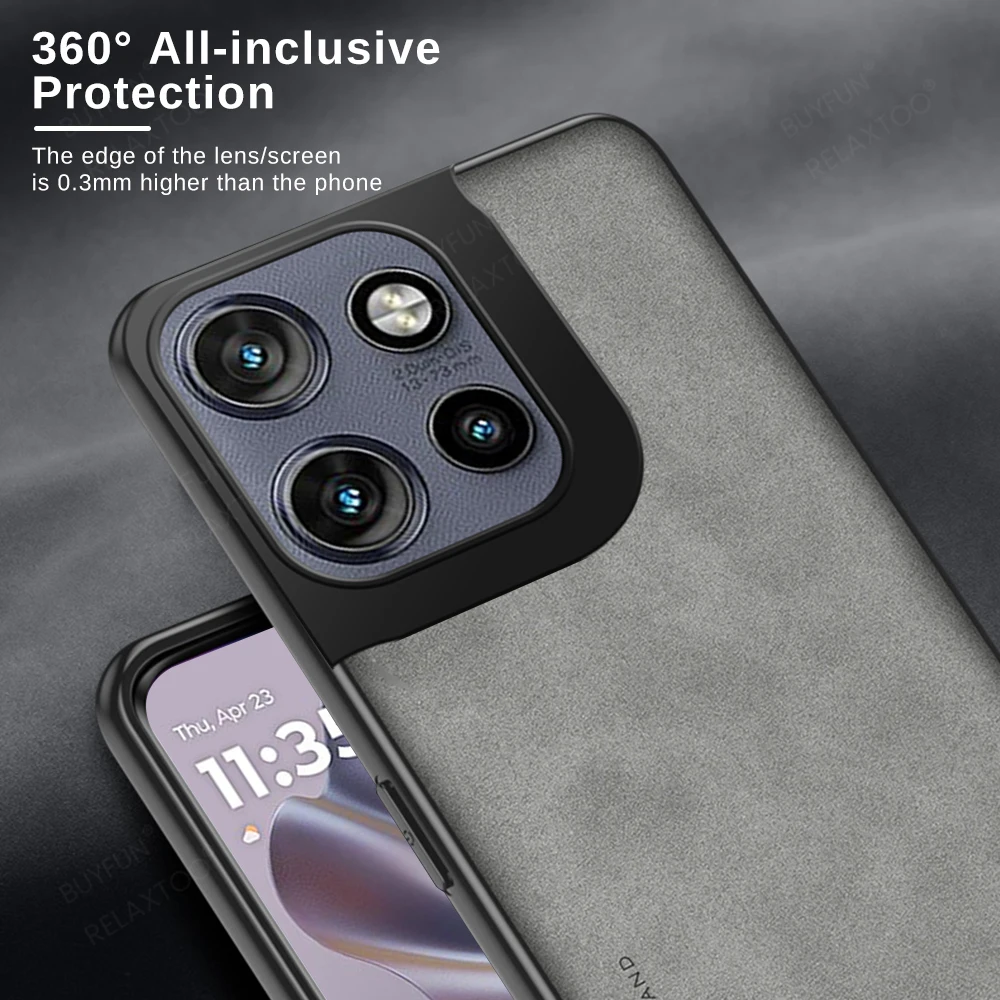 Phone Case Leather Protector Case For Motorola Edge 50 Neo Edge50Neo 5G Soft Back Cover Shell phone case leather phone case phone protector cover phone waterproof case
