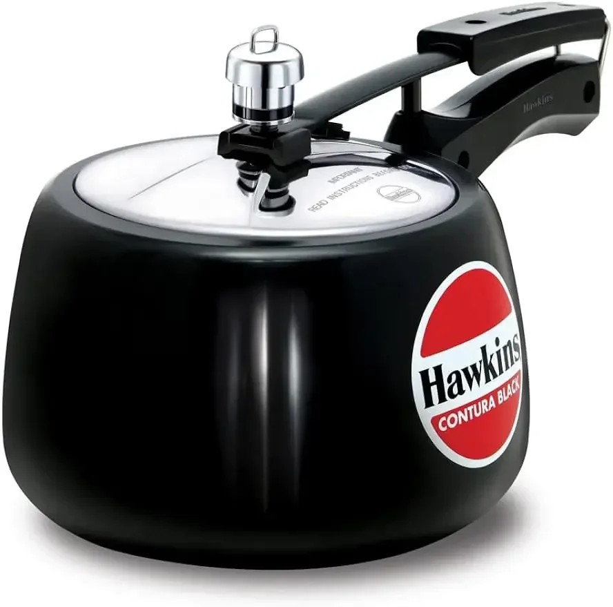 CB30 Hard Anodised Pressure Cooker, 3-Liter, Contura Black