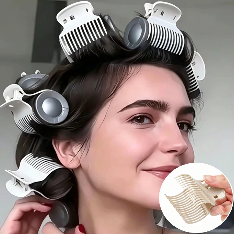 Pinces à cheveux sans chaleur pour boucles et coiffure salon_voghion.com