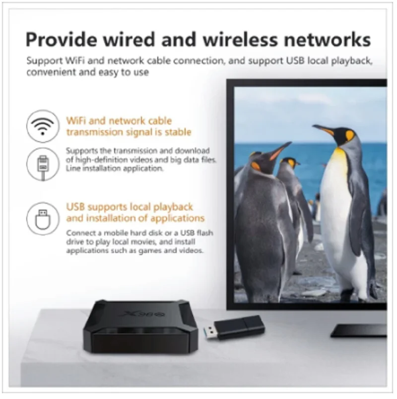 Лучший boîtier Smart TV IP Android Amlogic M3U S905 16 Go 8 2 1 Wifi 4 ГГц плеер Мультимедиа 4K Ultra HD Avec |